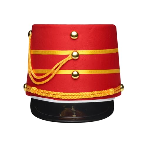 iiniim Marschband Hut Trommel Major Marching Band-Hut Kinder Nussknacker Hut Major-Hut Königliche Soldatenhut Cosplay Stage Performance Fasching Accessoires Typ D S iiniim Marschband Hut Trommel Major Marching Band-Hut Kinder Nussknacker Hut Major-Hut Königliche Soldatenhut Cosplay Stage Performance Fasching Accessoires Typ D S von iiniim