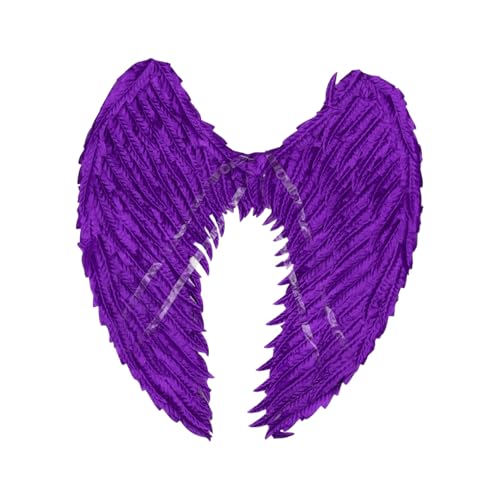 iiniim Metallic Glitter Angel Wings Feather Headband Party Headwear Für Halloween Weihnachten Party Fancy Dress Typ 1 Einheitsgröße von iiniim
