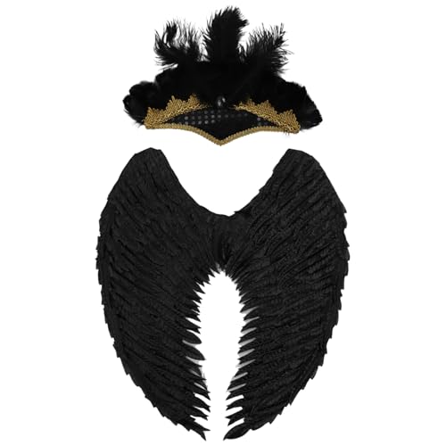 iiniim Metallic Glitter Angel Wings Feather Headband Party Headwear Für Halloween Weihnachten Party Fancy Dress Typ 6 Einheitsgröße iiniim Metallic Glitter Angel Wings Feather Headband Party Headwear Für Halloween Weihnachten Party Fancy Dress Typ 6 Einheitsgröße von iiniim