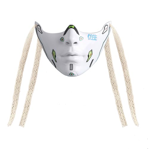 iiniim Phantom Maske Mechanische halbe Gesichtsmaske Venezianische Cosplay Requisiten für Themenparty Typ D One Size von iiniim