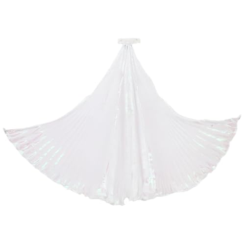 iiniim Schimmernde Engelsflügel Feenflügel Umhang Mit Fingerösen Anbetungstanzflügel Tanzkostüm Requisiten Weiß 65cm iiniim Schimmernde Engelsflügel Feenflügel Umhang Mit Fingerösen Anbetungstanzflügel Tanzkostüm Requisiten Weiß 65cm von iiniim