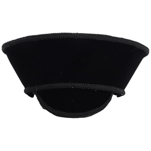 iiniim Unisex Vintage Kapitänsmütze mit Gold Trim Kopfbedeckung Matrosenhut Königin Filzhut Karneval Fasching Mottoparty Kostüm Zubehör Schwarz One Size iiniim Unisex Vintage Kapitänsmütze mit Gold Trim Kopfbedeckung Matrosenhut Königin Filzhut Karneval Fasching Mottoparty Kostüm Zubehör Schwarz One Size von iiniim
