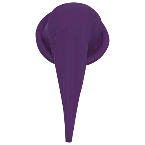 iiniim Unisex Zwergenmütze Märchen Wichtelmütze Bunter Elfenhut Zipfelmütze Schlafmütze Fasching Nachthaube Mottoparty Karneval Kostüm Accessoire Violett One Size von iiniim