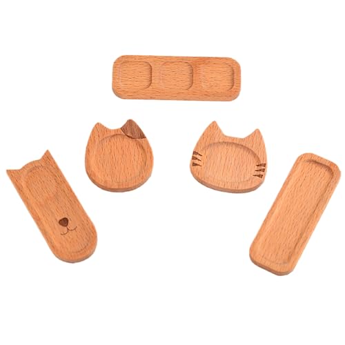 5 Stück Mini Holz Tablett Puppenhaus Szene Dekoration Zubehör Spielzeug Haus Küche Zubehör 1:12 Maßstab Puppenhaus Küchen zubehör Mini-Tablett für Kinder Puppenhaus 5 Stück Mini Holz Tablett Puppenhaus Szene Dekoration Zubehör Spielzeug Haus Küche Zubehör 1:12 Maßstab Puppenhaus Küchen zubehör Mini-Tablett für Kinder Puppenhaus von ikappy