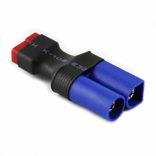 1x Stück Adapter EC5 Stecker auf T Plug Buchse für Lipo Akku Battery RC Ladegerät männlich weiblich Gold 1x Stück Adapter EC5 Stecker auf T Plug Buchse für Lipo Akku Battery RC Ladegerät männlich weiblich Gold von ikarex-shop