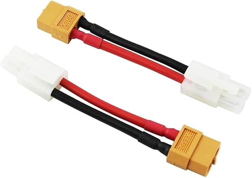 2X Stück Adapter-Kabel Kompatibel mit Tamiya auf XT60 Stecker Buchse 14AWG Silikonkabel RC Akku Lipo VERPOLUNG BEACHTEN 2X Stück Adapter-Kabel Kompatibel mit Tamiya auf XT60 Stecker Buchse 14AWG Silikonkabel RC Akku Lipo VERPOLUNG BEACHTEN von ikarex-shop