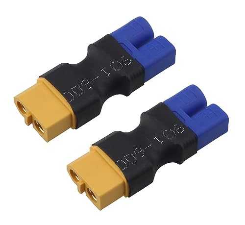 2X Stück Adapter XT60 Buchse auf EC3 Stecker für Lipo Akku Battery RC Ladegerät männlich weiblich 2X Stück Adapter XT60 Buchse auf EC3 Stecker für Lipo Akku Battery RC Ladegerät männlich weiblich von ikarex-shop