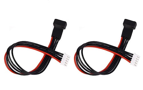 2X Stück JST-XH 4S Balancer-Kabel 20 cm Männlich Weiblich LiPo Akku Ladegerät Verlängerung Adapter Silikon 22AWG von ikarex-shop