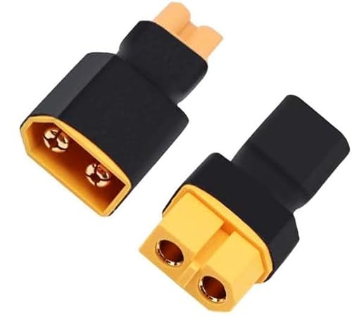 2X Stück Set Adapter XT60 auf XT30 Stecker Buchse für Lipo Akku Battery Gold RC Ladegerät männlich weiblich 2X Stück Set Adapter XT60 auf XT30 Stecker Buchse für Lipo Akku Battery Gold RC Ladegerät männlich weiblich von ikarex-shop