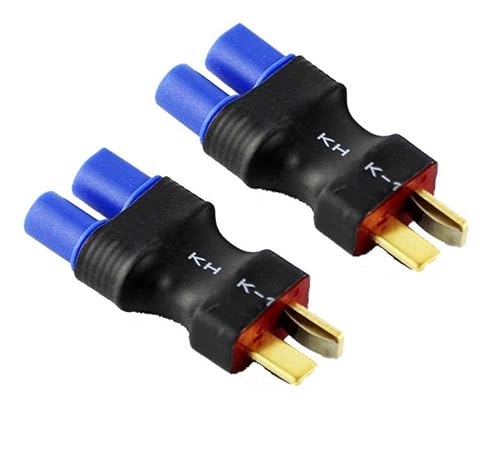 2X Stück Set Adapter EC3 Buchse auf T Plug Stecker für Lipo Akku Battery RC Ladegerät männlich weiblich 3,5mm Gold 2X Stück Set Adapter EC3 Buchse auf T Plug Stecker für Lipo Akku Battery RC Ladegerät männlich weiblich 3,5mm Gold von ikarex-shop
