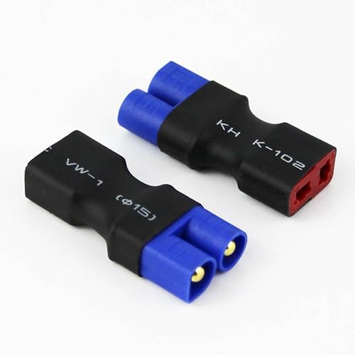2X Stück Set Adapter EC3 Stecker auf T Plug Buchse für Lipo Akku 3,5mm Gold Battery RC Ladegerät männlich weiblich 2X Stück Set Adapter EC3 Stecker auf T Plug Buchse für Lipo Akku 3,5mm Gold Battery RC Ladegerät männlich weiblich von ikarex-shop