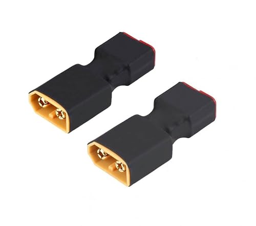 2X Stück Set Adapter XT60 Stecker auf T Plug Buchse für Lipo Akku Battery RC Ladegerät männlich weiblich 2X Stück Set Adapter XT60 Stecker auf T Plug Buchse für Lipo Akku Battery RC Ladegerät männlich weiblich von ikarex-shop