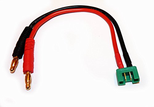 ikarex-shop 1x Ladekabel Kompatibel mit MPX Stecker auf 4mm Bananenstecker 22cm Goldstecker 4.0mm Adapterkabel RC Adapter ikarex-shop 1x Ladekabel Kompatibel mit MPX Stecker auf 4mm Bananenstecker 22cm Goldstecker 4.0mm Adapterkabel RC Adapter von ikarex-shop
