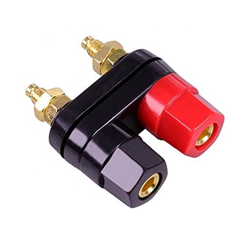 ikarex-shop 1x Polklemme Dual Einbaubuchse 4mm Bananenbuchse Binding Post Sicherheitsbuchse Lautsprecher Jack HiFi Audio Bananenstecker ikarex-shop 1x Polklemme Dual Einbaubuchse 4mm Bananenbuchse Binding Post Sicherheitsbuchse Lautsprecher Jack HiFi Audio Bananenstecker von ikarex-shop