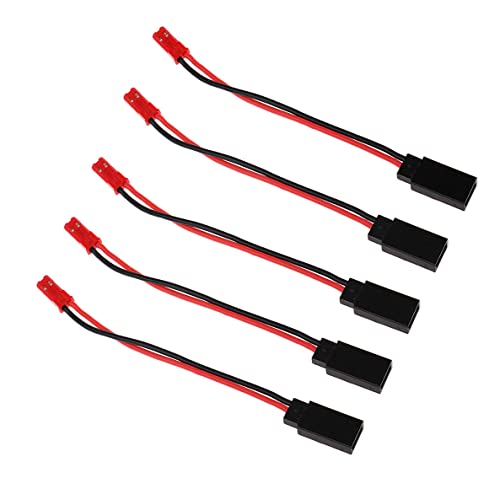 ikarex-shop 5 Stück Adapter JST BEC Stecker auf Servo Buchse Adapterkabel RC Kabel Verbindung Servokabel ikarex-shop 5 Stück Adapter JST BEC Stecker auf Servo Buchse Adapterkabel RC Kabel Verbindung Servokabel von ikarex-shop