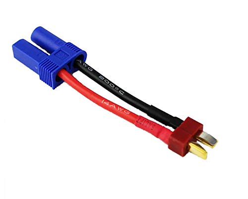 ikarex-shop Adapterkabel EC5 Buchse auf T-Plug Stecker RC Adapter T Plug Dean Lipo Akku Verbindung ikarex-shop Adapterkabel EC5 Buchse auf T-Plug Stecker RC Adapter T Plug Dean Lipo Akku Verbindung von ikarex-shop