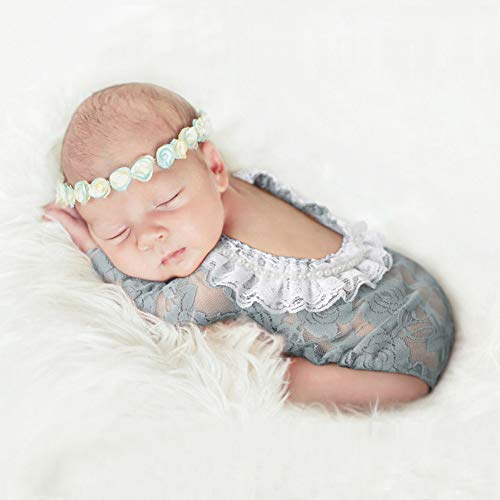 ikasus Neugeborenen Fotografie Kostüme,Baby Fotoshooting Neugeborenes Baby Backless Spitze Strampler Kleidung Foto Requisiten Outfits Bekleidung Set für Baby Foto Fotografie Prop Zubehör,Grau ikasus Neugeborenen Fotografie Kostüme,Baby Fotoshooting Neugeborenes Baby Backless Spitze Strampler Kleidung Foto Requisiten Outfits Bekleidung Set für Baby Foto Fotografie Prop Zubehör,Grau von ikasus