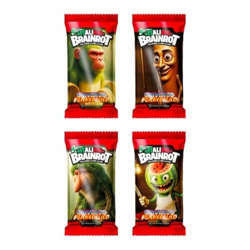 Italian Brainrot - Box mit 24 Beuteln mit 14 usna-Karten, 2 Sonderkarten in jedem Paket, die Originale, Serie ALPHA Italiano (24) von il megastore dei giocattoli e Giochiamo