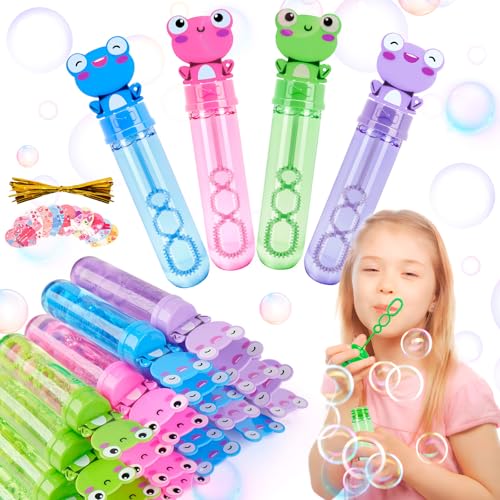 ilauke 24 Stück Seifenblasen Kinder, Mini Seifenblasen Set, 4 Farben Frosch Seifenblasen Kleine mit 24 Karten und Bindegurte, für Hochzeit, Kindergeburtstag, Standesamt, Polterabend,Kinderparty … ilauke 24 Stück Seifenblasen Kinder, Mini Seifenblasen Set, 4 Farben Frosch Seifenblasen Kleine mit 24 Karten und Bindegurte, für Hochzeit, Kindergeburtstag, Standesamt, Polterabend,Kinderparty … von ilauke
