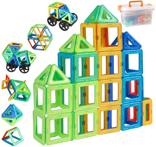 Magnetische Bausteine 68 Teile Magnet Spielzeug für Kleinkind Magnetische Blöcke Bauspielzeug Vorschule Lernen Sensorische Montessori Lernspielzeug Geschenke für 3+ Jahre alte Jungen und Mädchen Magnetische Bausteine 68 Teile Magnet Spielzeug für Kleinkind Magnetische Blöcke Bauspielzeug Vorschule Lernen Sensorische Montessori Lernspielzeug Geschenke für 3+ Jahre alte Jungen und Mädchen von ilauke