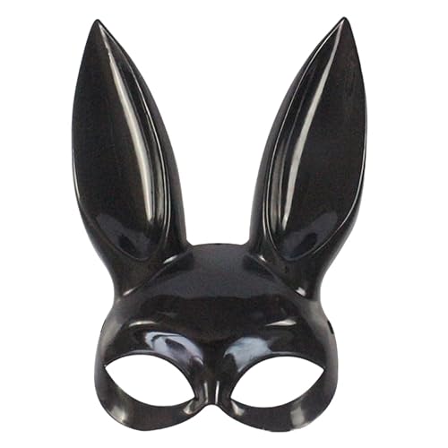 illuevagrun Karnevalsmasken Kaninchenmädchen PVC Erotische Halbgesichtsmaske Halloween Ostern Cosplay illuevagrun Karnevalsmasken Kaninchenmädchen PVC Erotische Halbgesichtsmaske Halloween Ostern Cosplay von illuevagrun