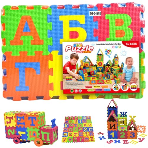 36 Kacheln Puzzle Teppich, 31x31 Eva Foam Baby Matte für bodenverrockte russische Alphabet -Schaum -Rätselmatte für Spiel- und Übungsspiel für Babys und Kleinkinder, Russisches Alp 36 Kacheln Puzzle Teppich, 31x31 Eva Foam Baby Matte für bodenverrockte russische Alphabet -Schaum -Rätselmatte für Spiel- und Übungsspiel für Babys und Kleinkinder, Russisches Alp von imFreienawn