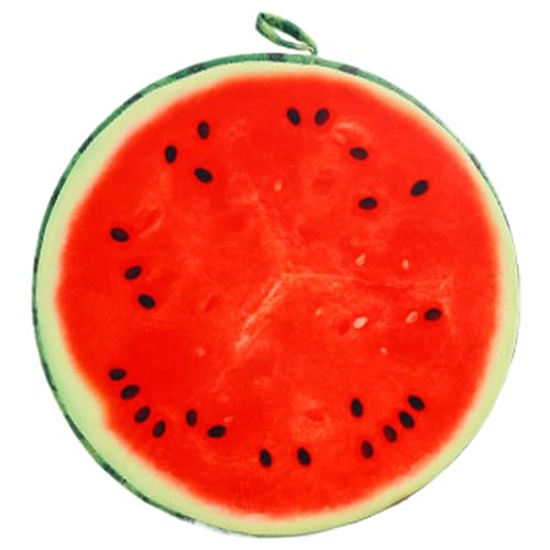 imFreienawn Bodenkissen für Kinder, 13 '' runde Wassermelonkissen Obstsitzpolster Dekorative Obstplüschmaschine Waschbar für Zuhause, Sofa, Schlafzimmer, Wohnzimmerboden Boden imFreienawn Bodenkissen für Kinder, 13 '' runde Wassermelonkissen Obstsitzpolster Dekorative Obstplüschmaschine Waschbar für Zuhause, Sofa, Schlafzimmer, Wohnzimmerboden Boden von imFreienawn