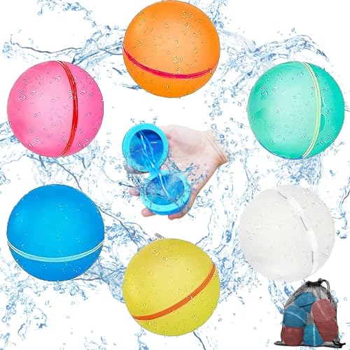 12 Stück Magnetische, Selbstschließende, Wiederverwendbare Imsportant Wasserbomben, nachhaltig, sicher, Badespaß, Wasserspiele, Magnet, Spielspaß, Kindergeburtstag, Geschenk 12 Stück Magnetische, Selbstschließende, Wiederverwendbare Imsportant Wasserbomben, nachhaltig, sicher, Badespaß, Wasserspiele, Magnet, Spielspaß, Kindergeburtstag, Geschenk von imsportant