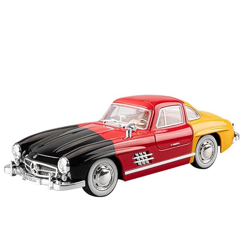 imtfzct 1/22 Mercedes Benz 300sl Modellauto, Sound- und Licht-Spielzeugauto mit Pull Back Funktion, Sammlermodell aus Leichtmetall, Geschenk für Kinder (Farbe imtfzct 1/22 Mercedes Benz 300sl Modellauto, Sound- und Licht-Spielzeugauto mit Pull Back Funktion, Sammlermodell aus Leichtmetall, Geschenk für Kinder (Farbe von imtfzct