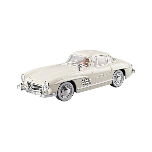 imtfzct 1/22 Mercedes Benz 300sl Modellauto, Sound- und Licht-Spielzeugauto mit Pull Back Funktion, Sammlermodell aus Leichtmetall, Geschenk für Kinder (weiß imtfzct 1/22 Mercedes Benz 300sl Modellauto, Sound- und Licht-Spielzeugauto mit Pull Back Funktion, Sammlermodell aus Leichtmetall, Geschenk für Kinder (weiß von imtfzct