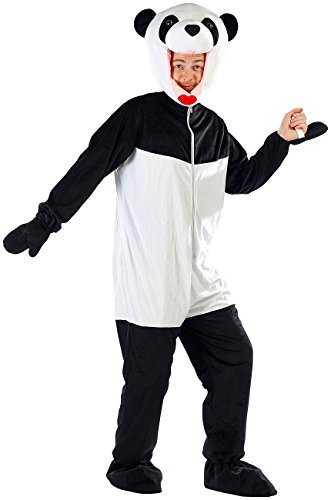 infactory Animal Kostüm: Halloween- & Faschings-Kostüm Panda (Fasnacht-Kostüm, Karneval-Kostüm Ganzkörper, Geburtstag) von infactory