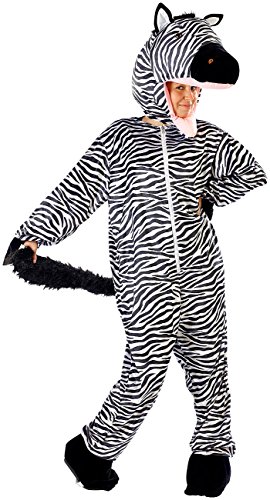 infactory Fastnachtskostüme: Halloween- & Faschings-Kostüm Zebra (Kostüm Tier, Ganzkörper-Fasching-Kostüm, Geburtstag) von infactory
