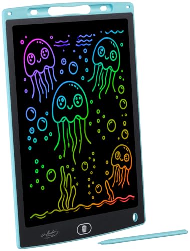 infactory Tafel: LCD-Schreibtafel für Kinder, 12"/30 cm, Stift, Lösch-Sperre, blau (LCD Schreibtafel Erwachsene, Schreibtafel Büro, Eingabestift) infactory Tafel: LCD-Schreibtafel für Kinder, 12"/30 cm, Stift, Lösch-Sperre, blau (LCD Schreibtafel Erwachsene, Schreibtafel Büro, Eingabestift) von infactory