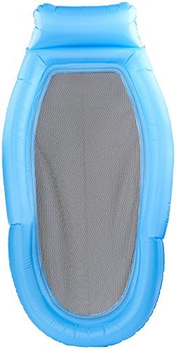 infactory Wasserhängematten: Wasser-Hängematte mit Netz-Liegefläche & Transport-Tasche, 178 x 94 cm (Wasserhängematte mit Netz, Luftmatratze mit Netz, wasserhangematte) von infactory