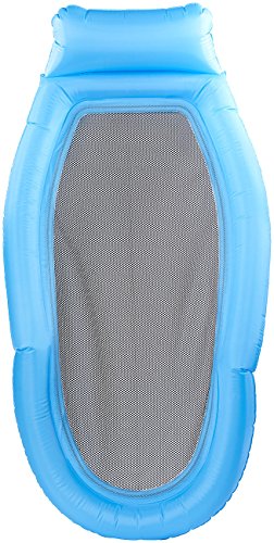 infactory Luftmatratze mit Netz: Wasser-Hängematte mit Netz-Liegefläche & Transport-Tasche, 178 x 94 cm (Wasserhängematte mit Netz, Wassermatratze mit, wasserhangematte) von infactory