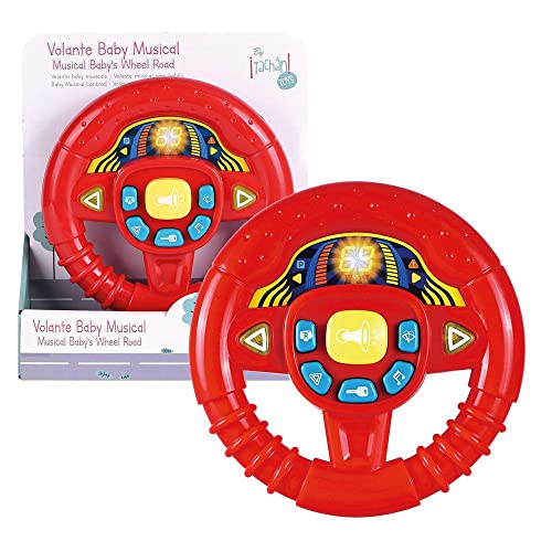 infunbebe Babylenkrad Sound Rotes Baby-Lenkrad mit Lichtern und Geräuschen TACHAN Spielzeug, Mehrfarbig (782T00512), bunt infunbebe Babylenkrad Sound Rotes Baby-Lenkrad mit Lichtern und Geräuschen TACHAN Spielzeug, Mehrfarbig (782T00512), bunt von Tachan