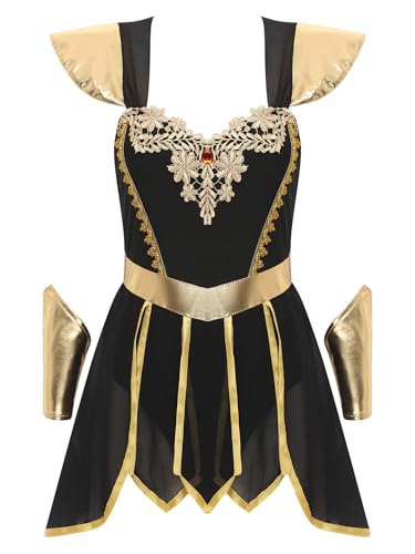 inhzoy Damen Kostüm Griechische Göttin Kleid Armbänder Karneval Halloween Kostüm Griechische Römische Kriegerin Griechin Cospllay Set Schwarz XXL inhzoy Damen Kostüm Griechische Göttin Kleid Armbänder Karneval Halloween Kostüm Griechische Römische Kriegerin Griechin Cospllay Set Schwarz XXL von inhzoy