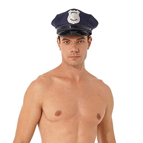 inhzoy Erwachsene Polizei Hut Polizeimütze Cap Schirmmütze Polizist Kostüm Zubehör Für Herren Damen Blau B Einheitsgröße inhzoy Erwachsene Polizei Hut Polizeimütze Cap Schirmmütze Polizist Kostüm Zubehör Für Herren Damen Blau B Einheitsgröße von inhzoy
