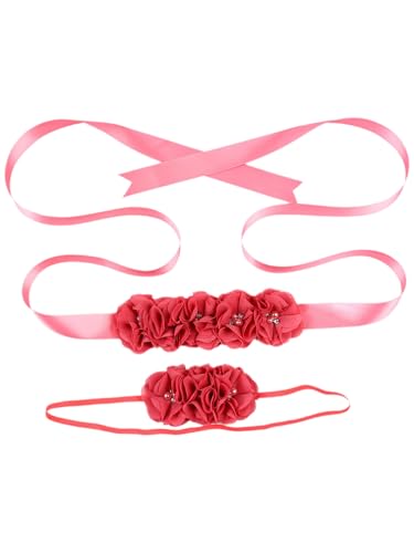 inhzoy Umstands Fotografie Requisiten Perlen Blume Krone Kopfschmuck Gürtel Set Hochzeit Babyparty Kopfschmuck Rosa Einheitsgröße inhzoy Umstands Fotografie Requisiten Perlen Blume Krone Kopfschmuck Gürtel Set Hochzeit Babyparty Kopfschmuck Rosa Einheitsgröße von inhzoy