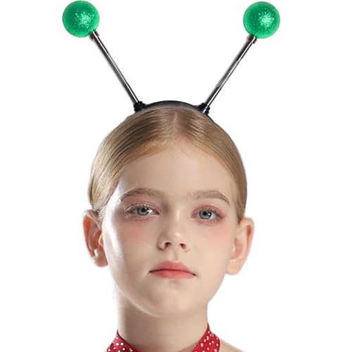 inlzdz Glitter Leuchtende Bälle Kopfband Alien Antennen Ball Bopper Stirnbänder Für Alien Cosplay Party Grün Einheitsgröße inlzdz Glitter Leuchtende Bälle Kopfband Alien Antennen Ball Bopper Stirnbänder Für Alien Cosplay Party Grün Einheitsgröße von inlzdz
