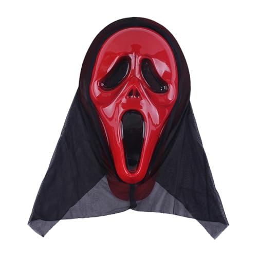 inlzdz Halloween Geister Gruselige Schädelmaske Horror Vollkopfmaske Grimassen Cosplay Requisiten Typ 5 Einheitsgröße von inlzdz