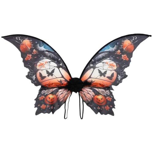 inlzdz Monarchfalter Flügel Feen Verkleidung Flügel Schmetterling Für Kinder Cosplay Weihnachtsfeier Kürbis Einheitsgröße inlzdz Monarchfalter Flügel Feen Verkleidung Flügel Schmetterling Für Kinder Cosplay Weihnachtsfeier Kürbis Einheitsgröße von inlzdz