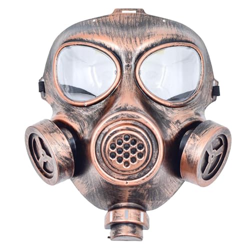 inlzdz Vintage Antike Maske Schädel Vollgesichtsmasken Outdoor Überlebensspiele Gruselige Masken Kaffee Einheitsgröße inlzdz Vintage Antike Maske Schädel Vollgesichtsmasken Outdoor Überlebensspiele Gruselige Masken Kaffee Einheitsgröße von inlzdz