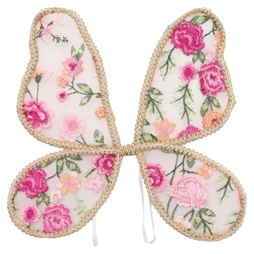 inlzdz Zarte Feen Schmetterlingsflügel Bestickte Blumenflügel Mit Feenstab Für Halloween Kostüm Typ C-2 Einheitsgröße inlzdz Zarte Feen Schmetterlingsflügel Bestickte Blumenflügel Mit Feenstab Für Halloween Kostüm Typ C-2 Einheitsgröße von inlzdz