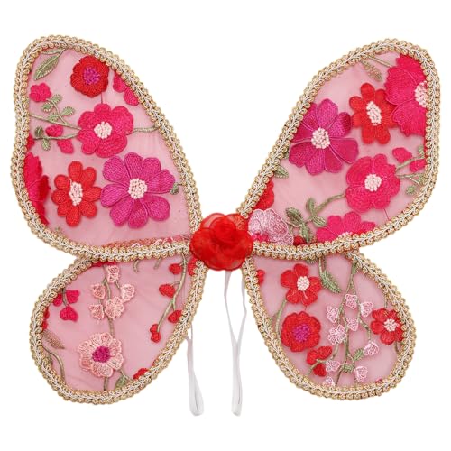 inlzdz Zarte Feen Schmetterlingsflügel Bestickte Blumenflügel Mit Feenstab Für Halloween Kostüm Typ E-3 Einheitsgröße inlzdz Zarte Feen Schmetterlingsflügel Bestickte Blumenflügel Mit Feenstab Für Halloween Kostüm Typ E-3 Einheitsgröße von inlzdz