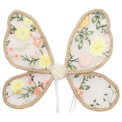 inlzdz Zarte Feen Schmetterlingsflügel Bestickte Blumenflügel Mit Feenstab Für Halloween Kostüm Typ H-6 Einheitsgröße inlzdz Zarte Feen Schmetterlingsflügel Bestickte Blumenflügel Mit Feenstab Für Halloween Kostüm Typ H-6 Einheitsgröße von inlzdz