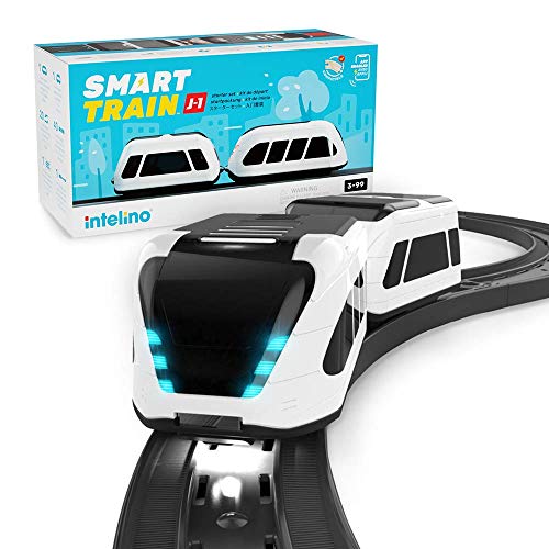 intelino J-1 Smart Train Startpackung - funktioniert bildschirmfrei oder App-verbunden - Roboter Spielzeugeisenbahn die spielerisch programmieren lehrt intelino J-1 Smart Train Startpackung - funktioniert bildschirmfrei oder App-verbunden - Roboter Spielzeugeisenbahn die spielerisch programmieren lehrt von intelino
