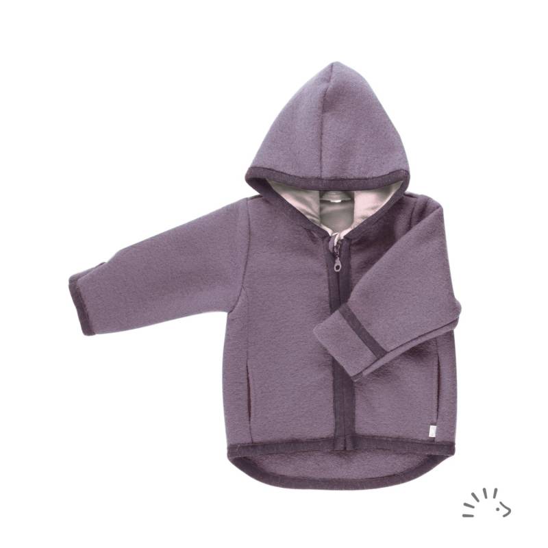 Iobio Jacke aus Wollwalk - Style Milo - 74 / 80 Mauve von iobio