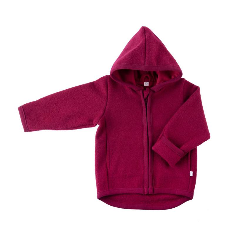 Iobio Jacke aus Wollwalk - Style Milo - Bordeaux 98 / 104 von iobio