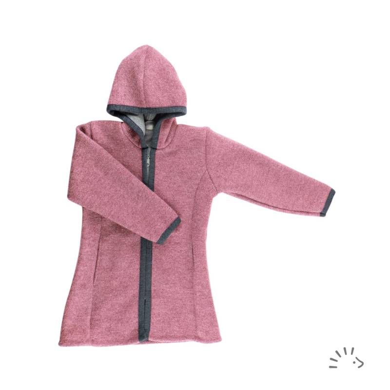 Iobio Mantel aus Wollwalk - Style Marlene - 86 / 92 Rosa von iobio